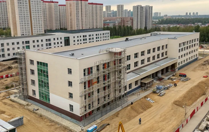 Строительство школы в ЖК «Лето» завершено на 75%, открытие — к 1 сентября 2025 года Строительство школы в ЖК «Лето» завершено на 75%, открытие — к 1 сентября 2025 года