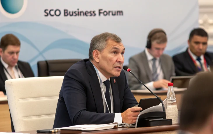 Минниханов обсудил трансформацию рынка газа на ПМГФ 2025 года Минниханов обсудил трансформацию рынка газа на ПМГФ 2025 года